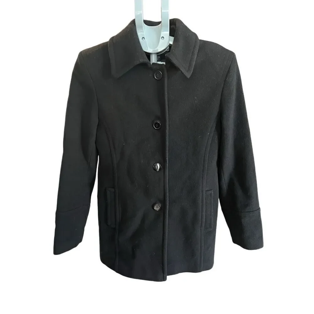 Marvin Richards wool cashmere blend coat sz M